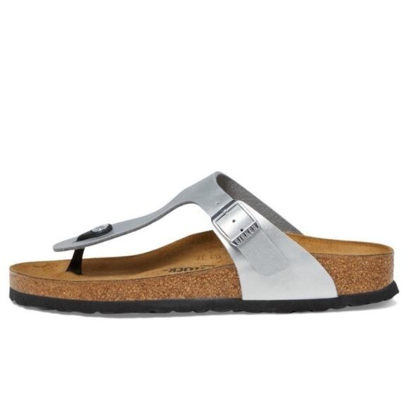 Birkenstock Gizeh Sandals Silver size 7 - Picture 15 of 16
